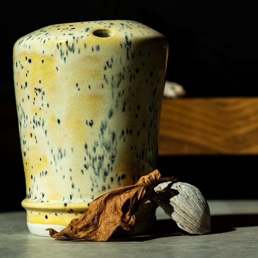 Speckled Yellow Sippy Cup